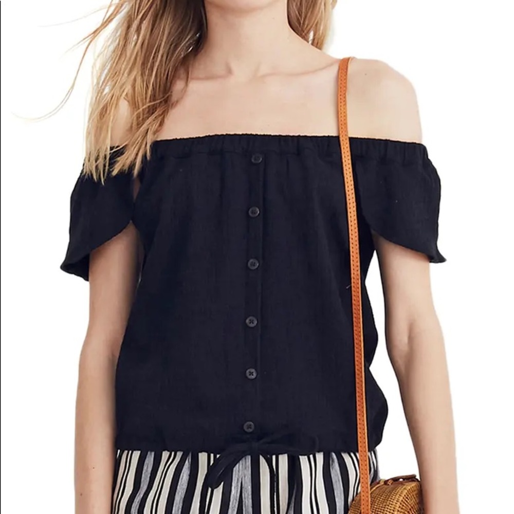 Madewell Texture & Thread Off-The-Shoulder Top